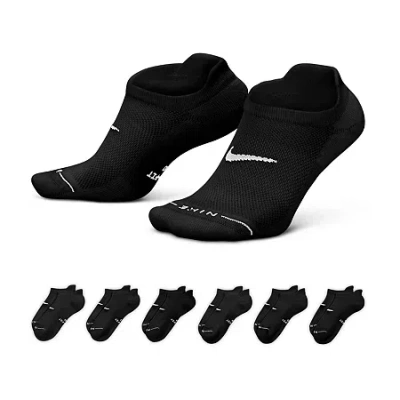Nike Everyday Elevated Unisex Adult No Show Socks In Black
