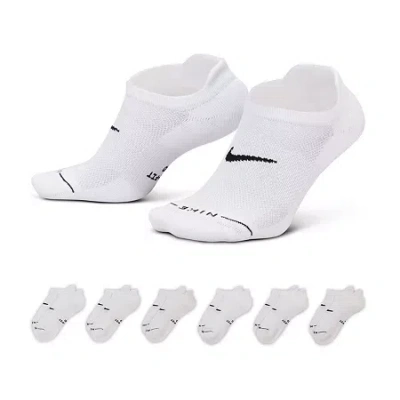 Nike Everyday Elevated Unisex Adult No Show Socks In White