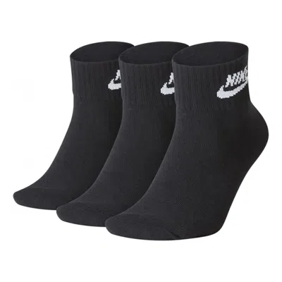 Nike Everyday Essential Ankle Sports Training Socks Unisex 3-pairs Black