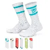 Nike Everyday Kids' Cushioned Crew Socks (6 Pairs) In Multicolor