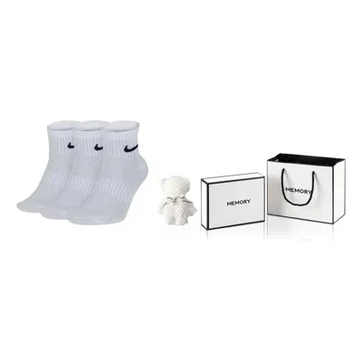 Nike Everyday Lightweight Mid Tops Training Socks Unisex White