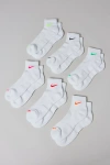 Nike Everyday Plus Ankle Sock 3-pack In White, Men's At Urban Outfitters