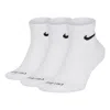 Nike Everyday Plus Cushioned Ankle Socks 'white Black'