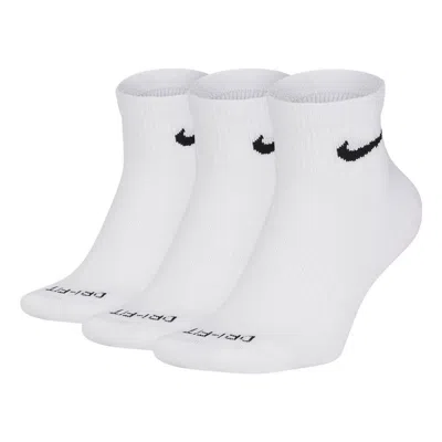 Nike Everyday Plus Cushioned Ankle Socks 'white Black'
