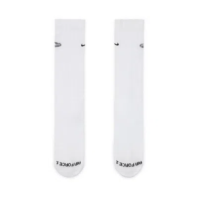 Nike Everyday Plus Cushioned Crew Socks (1 Pair) In White