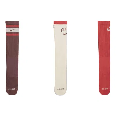 Nike Everyday Plus Cushioned Crew Socks 3 Pairs 'multi'