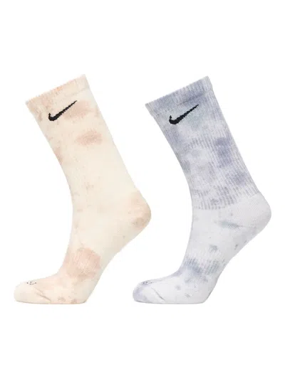 Nike Everyday Plus Cushioned Crew Socks (pack Of Two) In Neutral