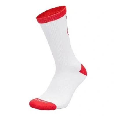 Nike Everyday Plus Cushioned Crew Socks 'white Red'