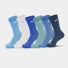 Nike Training Everyday Plus Cushioned 6-pack Crew Socks In Multi