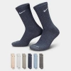 Nike Everyday Plus Cushioned Crew Training Socks (6-pack) Size Large In Multi
