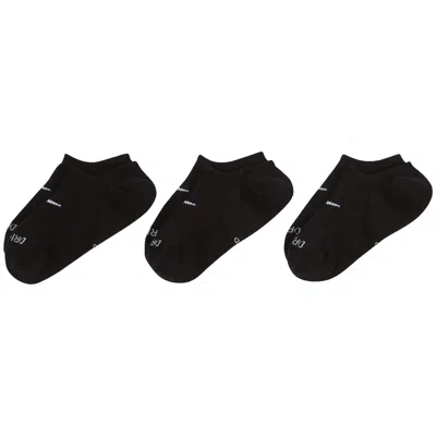 Pre-owned Nike Everyday Plus Cushioned Footie Socks (3 Pairs) 'black' | Women's Size L