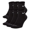 Nike Everyday Plus Cushioned Training Ankle Socks In Black