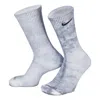 Nike Everyday Plus Cushioned Tie-dye Crew Socks 2 Pairs 'multi' In Gray