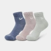 Nike Men's Everyday Plus Cushioned Training Ankle Socks (3 Pairs) In Multi