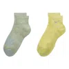 Nike Everyday Plus Cushioned Training Ankle Socks 'green Yellow'