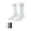 Nike Everyday Plus Cushioned Training Crew Socks (3 Pairs) In White
