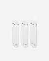 Nike Everyday Plus Cushioned Training Crew Socks (3 Pairs) In White
