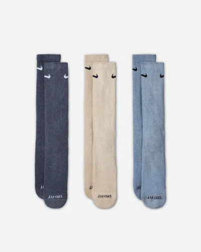 Nike Everyday Plus Cushioned Training Crew Socks In Multi