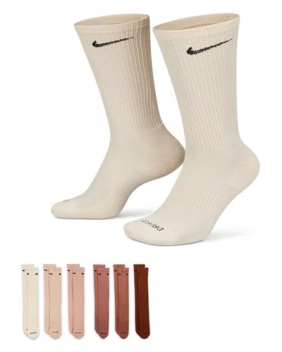 NIKE EVERYDAY PLUS CUSHIONED TRAINING CREW SOCKS, PACK OF 6
