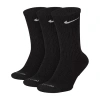 Nike Everyday Plus Cushioned Unisex Adult 3 Pair Crew Socks In Black