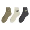 Nike Everyday Plus Padded Ankle Training Tights 'olive White Black' In Multi