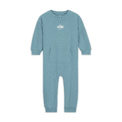 Nike Everyone From Day One Baby (12-24m) Crew Coverall In Blue