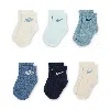 Nike Everyone From Day One Baby Socks Box Set (6-pairs) In Blue