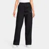Nike Everything Mid-rise Cargo Pants In Black In Black