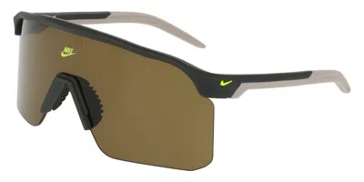 Nike Expedition Shield E N Iu4700x 355 Occhiali Da Sole Verdi Per Uomo In Red