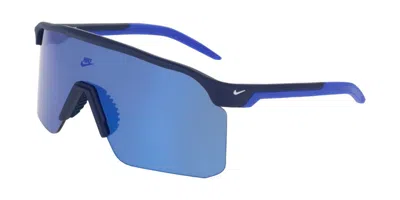 Nike Expedition Shield Ib6562x 492 Men's Sunglasses Blue Size 161