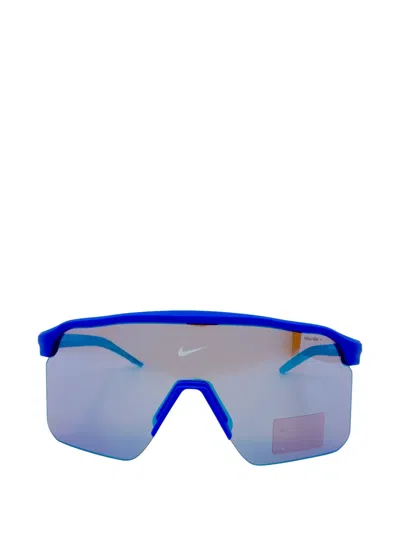 Nike Expedition Shield Sunglasses In Blue