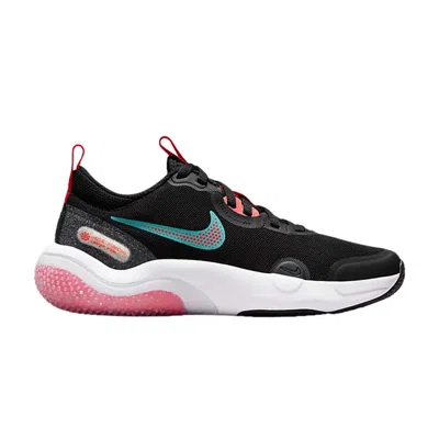 Pre-owned Nike Explor Next Nature Gs 'black Siren Red Washed Teal' | Kid's Size 4.5