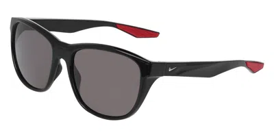 Nike Explore Flow Io0101x 010 Men's Sunglasses Black Size 55