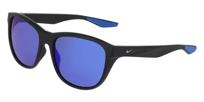 Nike Explore Flow Io0101x 011 Men's Sunglasses Black Size 55