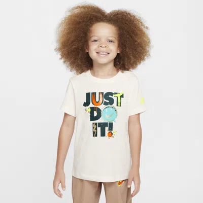 Nike Kids' Little Boys Express Yourself Just Do It Graphic T-shirt In 782sail