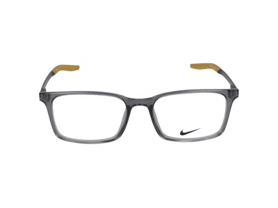 Nike Eyeglasses In Dark Grey/saffron Quartz