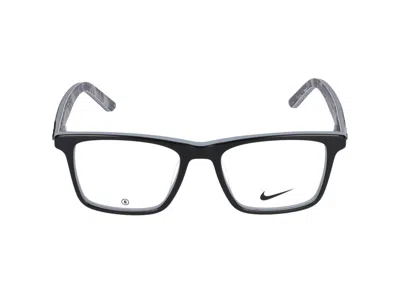 Nike Eyeglasses In Matte Black/wolf Grey