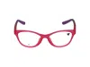 Nike Eyeglasses In Matte Bright Pink/purple