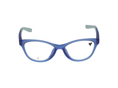 Nike Eyeglasses In Matte Polar Blue/jade Ice
