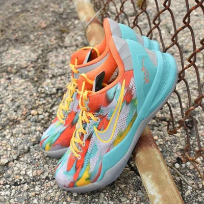 Pre-owned Nike Fast Shipping Size 6.5  Kobe 8 Protro Venice Beach Fq3548-001 Brand 6 7 In Multicolor