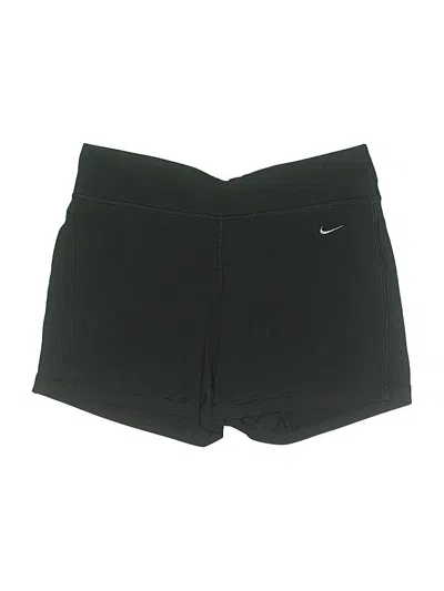 Pre-owned Nike Faux Leather Shorts In Black