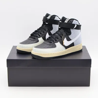 Pre-owned Nike Fb2049-001  Air Force 1 High Classics 50 Years Of Hip-hop Black Grey (men's) In Gray