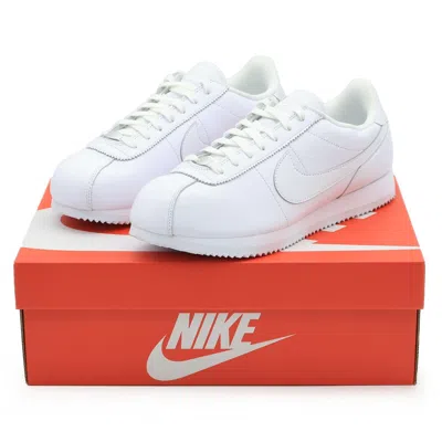 Pre-owned Nike Fb6877-100  Cortez '23 Prm White (women's)