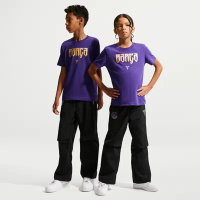 Nike Fc Barcelona Away Big Kids' Kobe Soccer Woven Pants In Multi