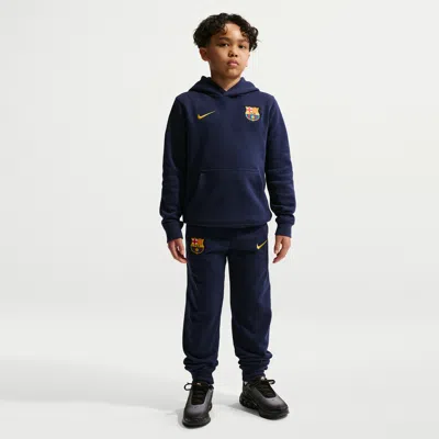 Nike Fc Barcelona Club Big Kids' (boys')  Soccer Jogger Pantsin Blue | Ii3962-498