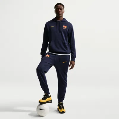 Nike Fc Barcelona Club  Men's Soccer Jogger Pants In Blue
