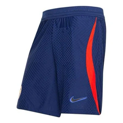 Nike Fc Barcelona Dri-fit Adv Elite Strike Shorts 'navy' In Blue