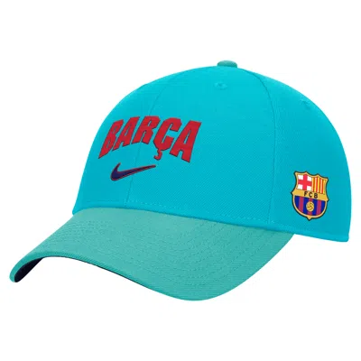 Nike Fc Barcelona Rise  Unisex Adjustable Cap In Blue
