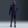 Nike Fc Barcelona Tech  Men's Soccer Fleece Shorts In Purple