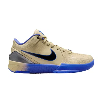 Pre-owned Nike Fc Barcelona X Kobe 4 Gs 'away Kit' | Gold | Kid's Size 5